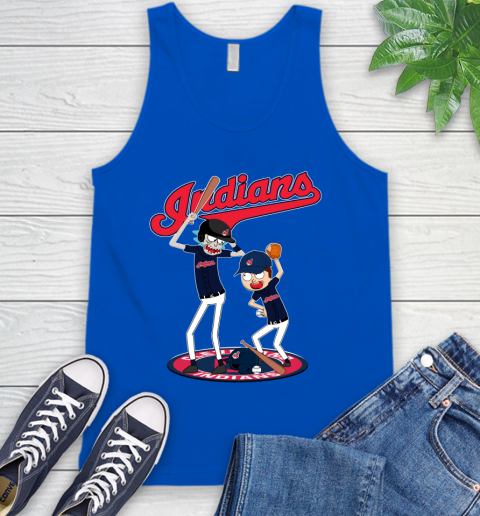 MLB Cleveland Indians Rick And Morty Baseball 74