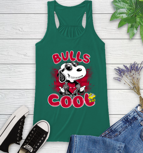 NBA Basketball Chicago Bulls Cool Snoopy Shirt Racerback Tank 4