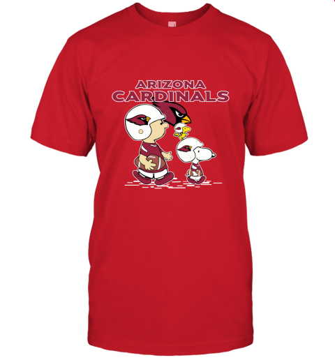 Arizona Cardinals Let's Play Football Together Snoopy NFL Unisex