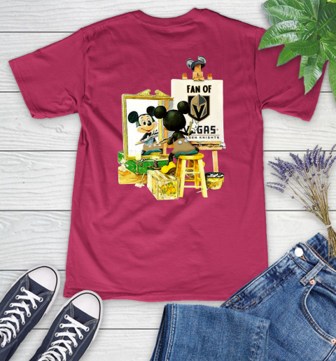 NHL Hockey Vegas Golden Knights Mickey Drawing Shirt 78