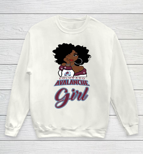 Colorado Avalanche Girl NHL Youth Sweatshirt 2