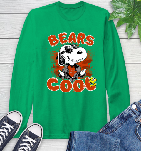 NFL Football Chicago Bears Cool Snoopy Shirt Long Sleeve T-Shirt 9