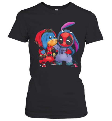 Baby Donkey And Deadpool Women's T-Shirt