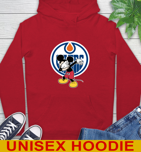 Edmonton Oilers NHL Hockey Dabbing Mickey Disney Sports Hoodie 10