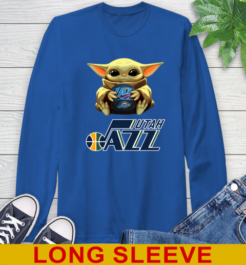 NBA Basketball Utah Jazz Star Wars Baby Yoda Shirt 66