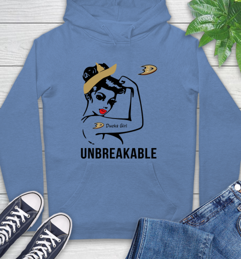 NHL Anaheim Ducks Girl Unbreakable Hockey Sports Hoodie 9