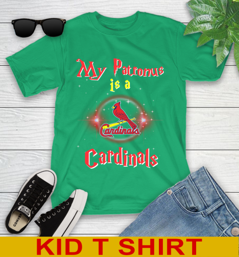 MLB Baseball Harry Potter My Patronus Is A St.Louis Cardinals Youth T-Shirt 7