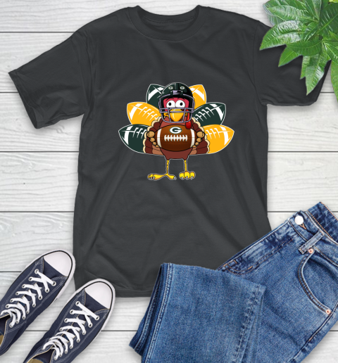 Green Bay Packers Turkey Thanksgiving Day T-Shirt 2