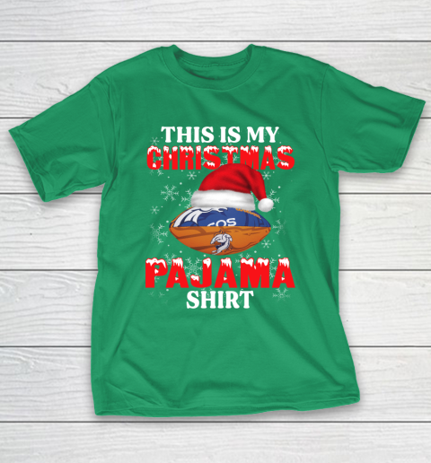 Denver Broncos This Is My Christmas Pajama Shirt NFL T-Shirt 5