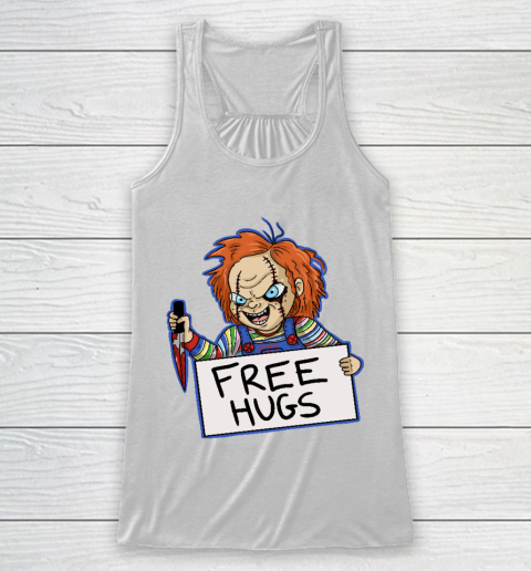 Chucky Tshirt Free Hugs Chucky Racerback Tank
