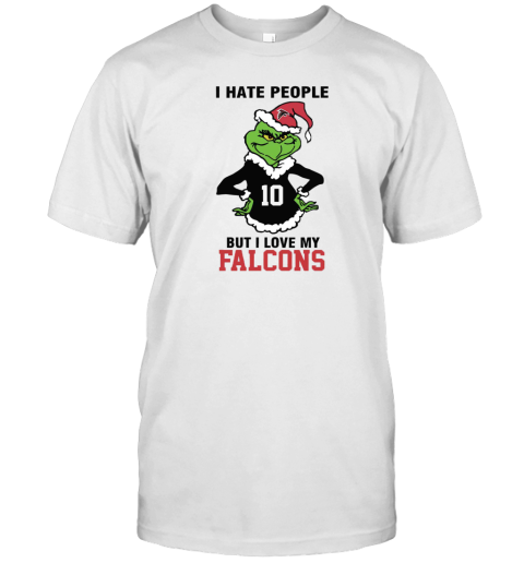 I Hate People But I Love My Falcons Atlanta Falcons NFL Teams T-Shirt