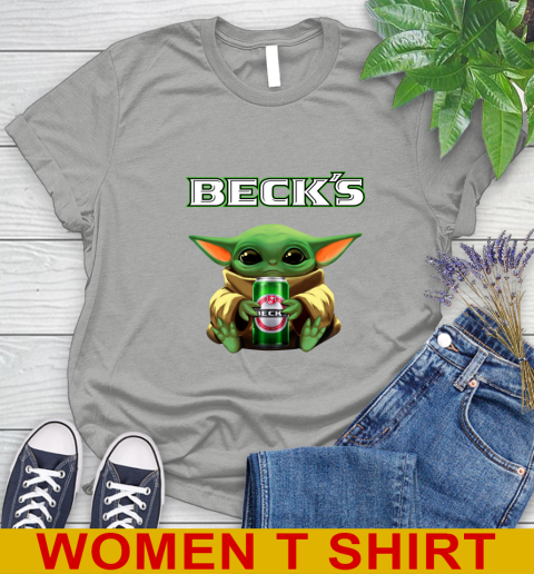 Star Wars Baby Yoda Hugs Beck's Beer Shirt 99