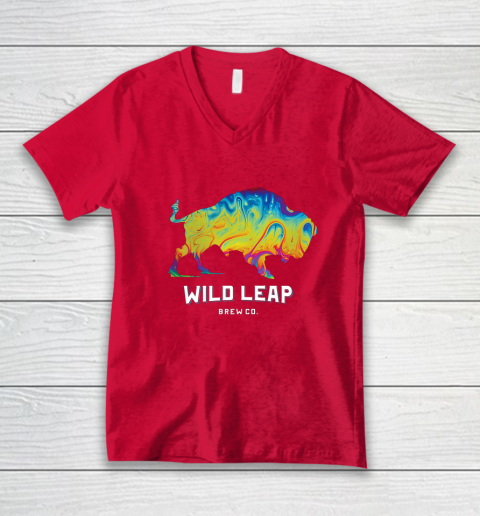 Wild Leap Alpha Abstraction Volume 2 Psychedelic V-Neck T-Shirt 6