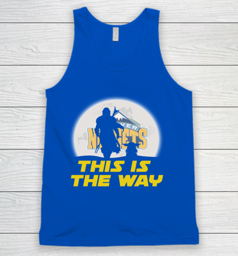 Denver Nuggets NBA Basketball Star Wars Yoda And Mandalorian This Is The Way Tank Top 4