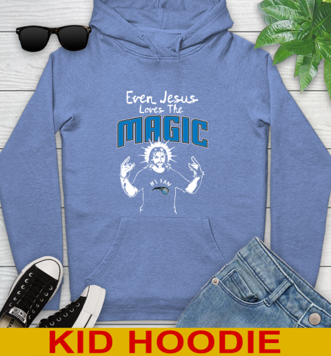 Orlando Magic NBA Basketball Even Jesus Loves The Magic Shirt Youth Hoodie 12