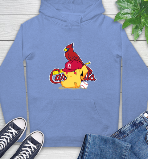 MLB Pikachu Baseball Sports St.Louis Cardinals Hoodie