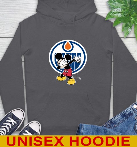 Edmonton Oilers NHL Hockey Dabbing Mickey Disney Sports Hoodie 7