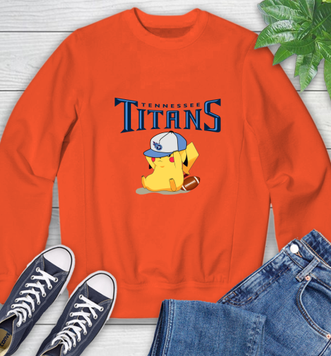 NFL Pikachu Football Tennessee Titans Sweatshirt 4