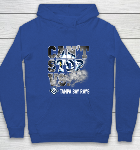 MLB Tampa Bay Rays Baseball Can't Stop Vs Rays Youth Hoodie 6