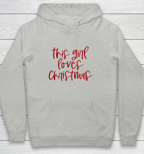 This Girl Loves Christmas Youth Hoodie