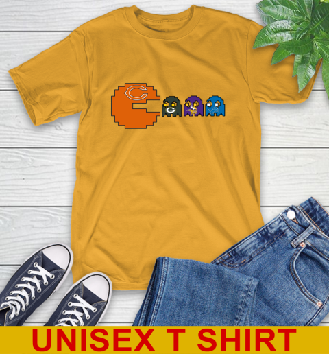 Chicago Bears NFL Football Pac Man Champion T-Shirt 3