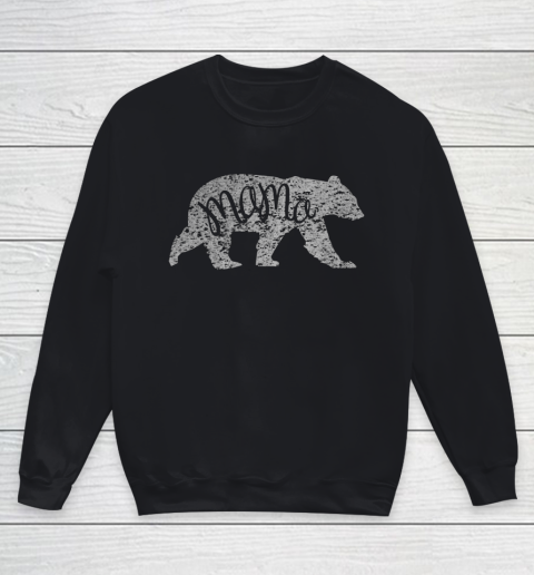 Womens Mama Bear Shirt Graphic Youth Sweatshirt
