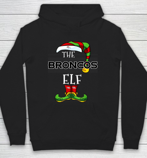 Denver Broncos Christmas ELF Funny NFL Hoodie