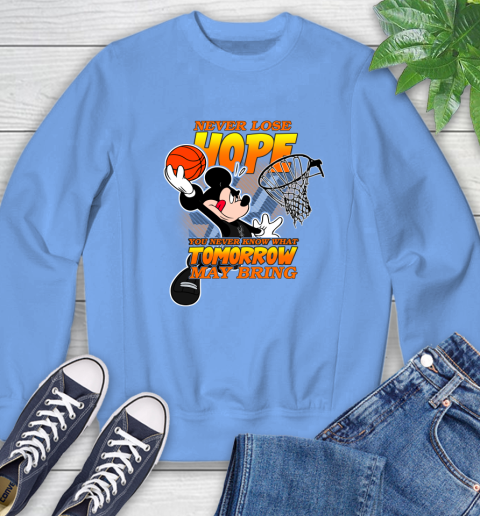 San Antonio Spurs NBA Basketball Mickey Disney Never Lose Hope Sweatshirt 11