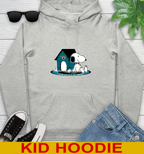 NFL Football Jacksonville Jaguars Snoopy The Peanuts Movie Shirt Youth Hoodie