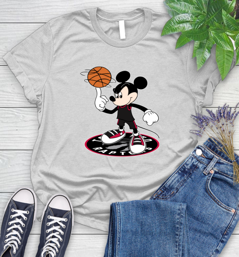 NBA Basketball Toronto Raptors Cheerful Mickey Disney Shirt not broken the mould Women's T-Shirt 2