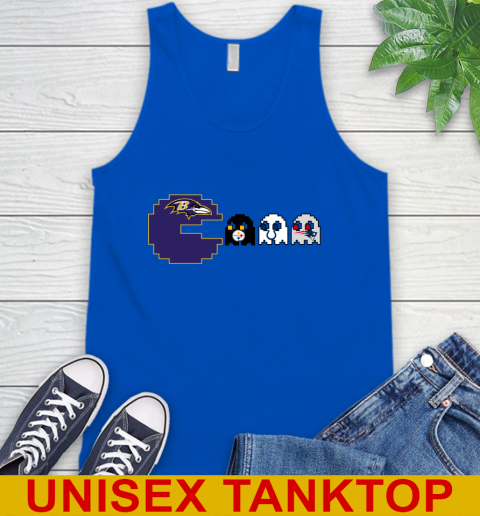 Baltimore Ravens NFL Football Pac Man Champion Tank Top 6 Baltimore Ravens NFL Football Pac Man Champion Tank Top - Image 6