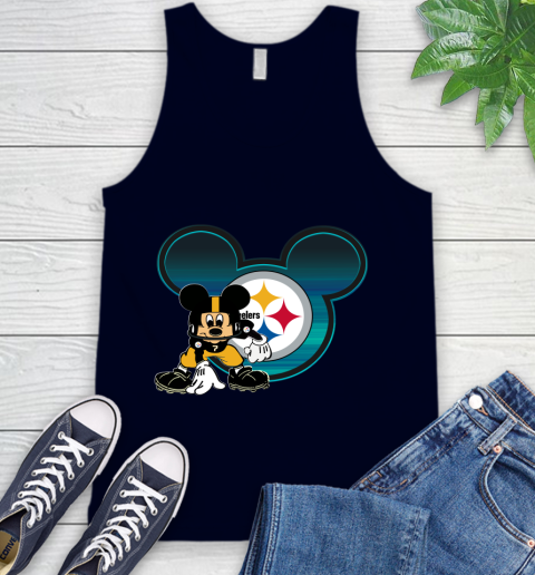 NFL Pittsburgh Steelers Mickey Mouse Disney Football T Shirt Tank Top 3