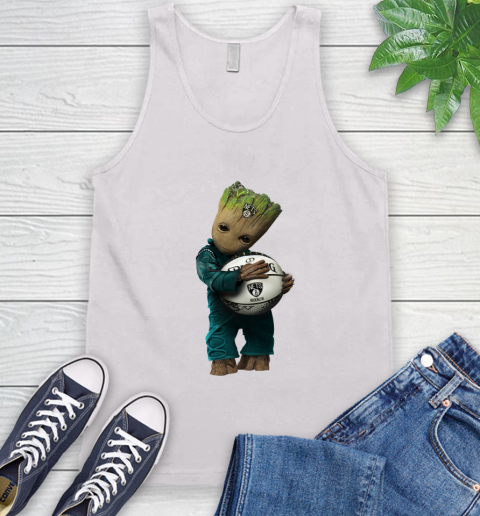 NBA Groot Guardians Of The Galaxy Basketball Sports Brooklyn Nets Tank Top