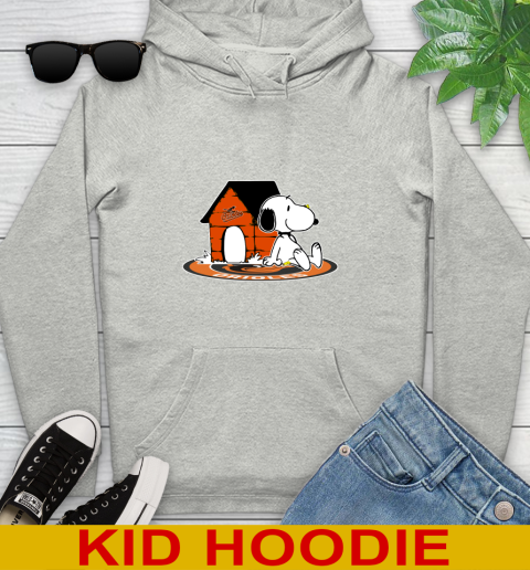 MLB Baseball Baltimore Orioles Snoopy The Peanuts Movie Shirt Youth Hoodie