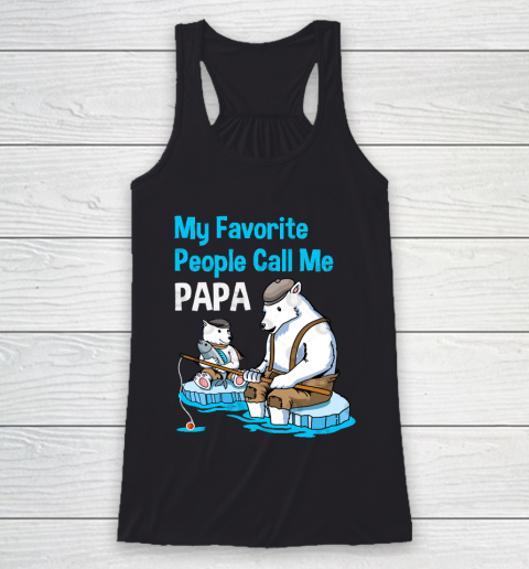 Father's Day Funny Gift Ideas Apparel  Father and Children Animal Tshirt for Father Lovers T Shirt Racerback Tank