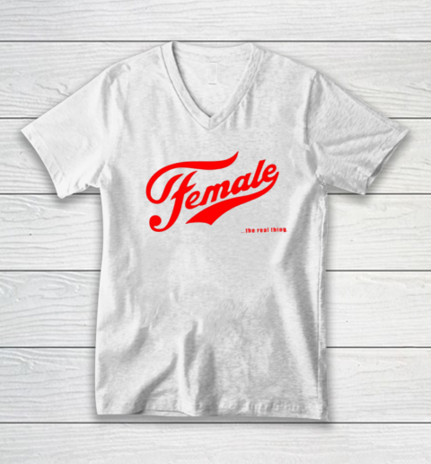 Female The Real Thing V-Neck T-Shirt