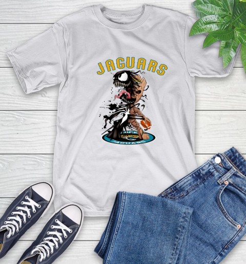 NFL Jacksonville Jaguars Football Venom Groot Guardians Of The Galaxy T-Shirt 12