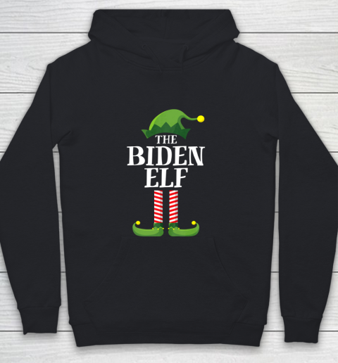 Biden Elf Matching Family Group Christmas Party Pajama Youth Hoodie