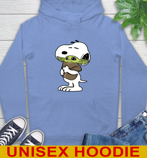 Snoopy Hugging Baby Yoda Shirt 23