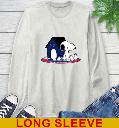 NFL Football New York Giants Snoopy The Peanuts Movie Shirt Long Sleeve T-Shirt 12