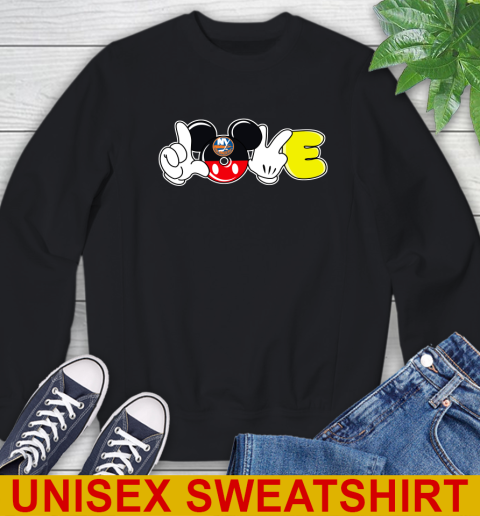 New York Islanders NHL Hockey Love Mickey Disney Sports Sweatshirt 2
