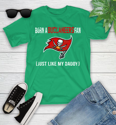 NFL Tampa Bay Buccaneers Football Loyal Fan Just Like My Daddy Shirt Youth T-Shirt 7