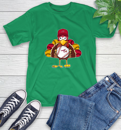 Atlanta Braves Turkey thanksgiving T-Shirt 7