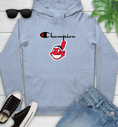 MLB Baseball Cleveland Indians Champion Shirt Youth Hoodie 7