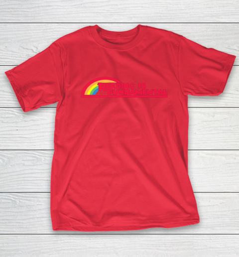 Reading Rainbow t shirt Reading is Fundamental Gay Rainbow T-Shirt 7