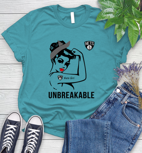 NBA Brooklyn Nets Girl Unbreakable Basketball Sports Women's T-Shirt 11