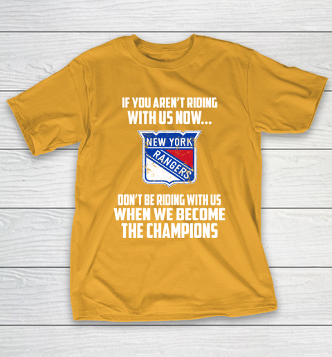 NHL New York Rangers Hockey We Become The Champions T-Shirt 2