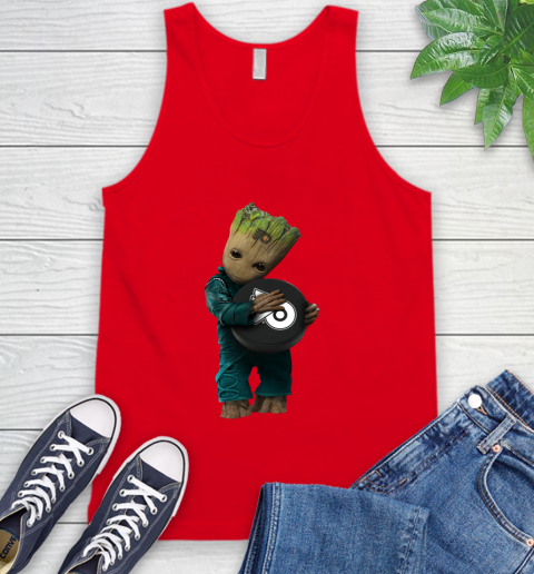 NHL Groot Guardians Of The Galaxy Hockey Sports Philadelphia Flyers Tank Top 6