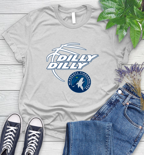 NBA Minnesota Timberwolves Dilly Dilly Basketball Sports Women's T-Shirt