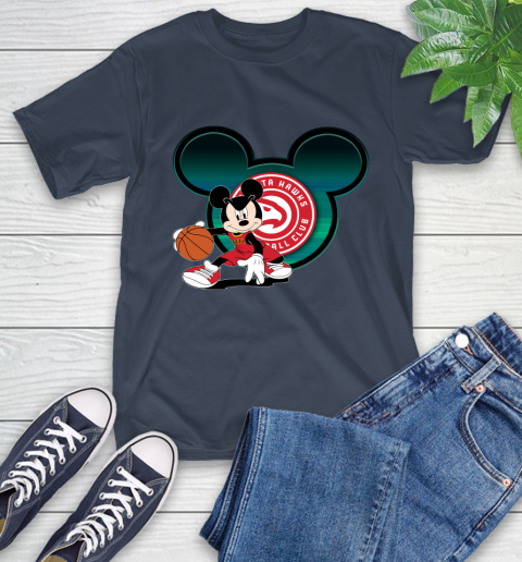 NBA Atlanta Hawks Mickey Mouse Disney Basketball T-Shirt 4
